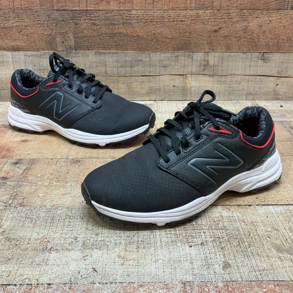 New Balance Shoes Mens Size 9 EE 42.5 Black Low Top Spiked Golf Cleats NBG2010BK
